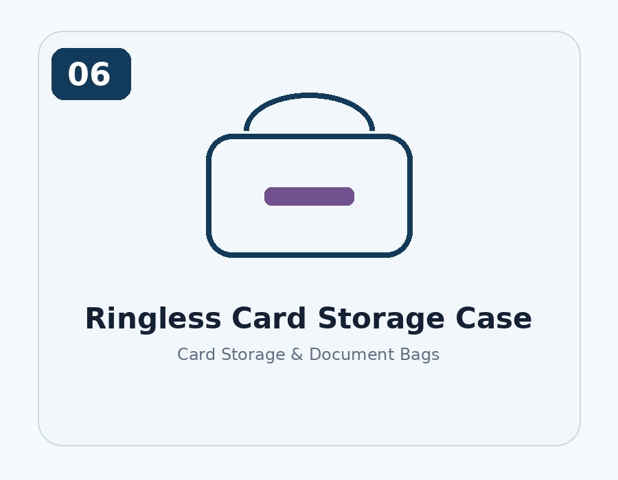 Ringless Card Storage Case custom bag product image